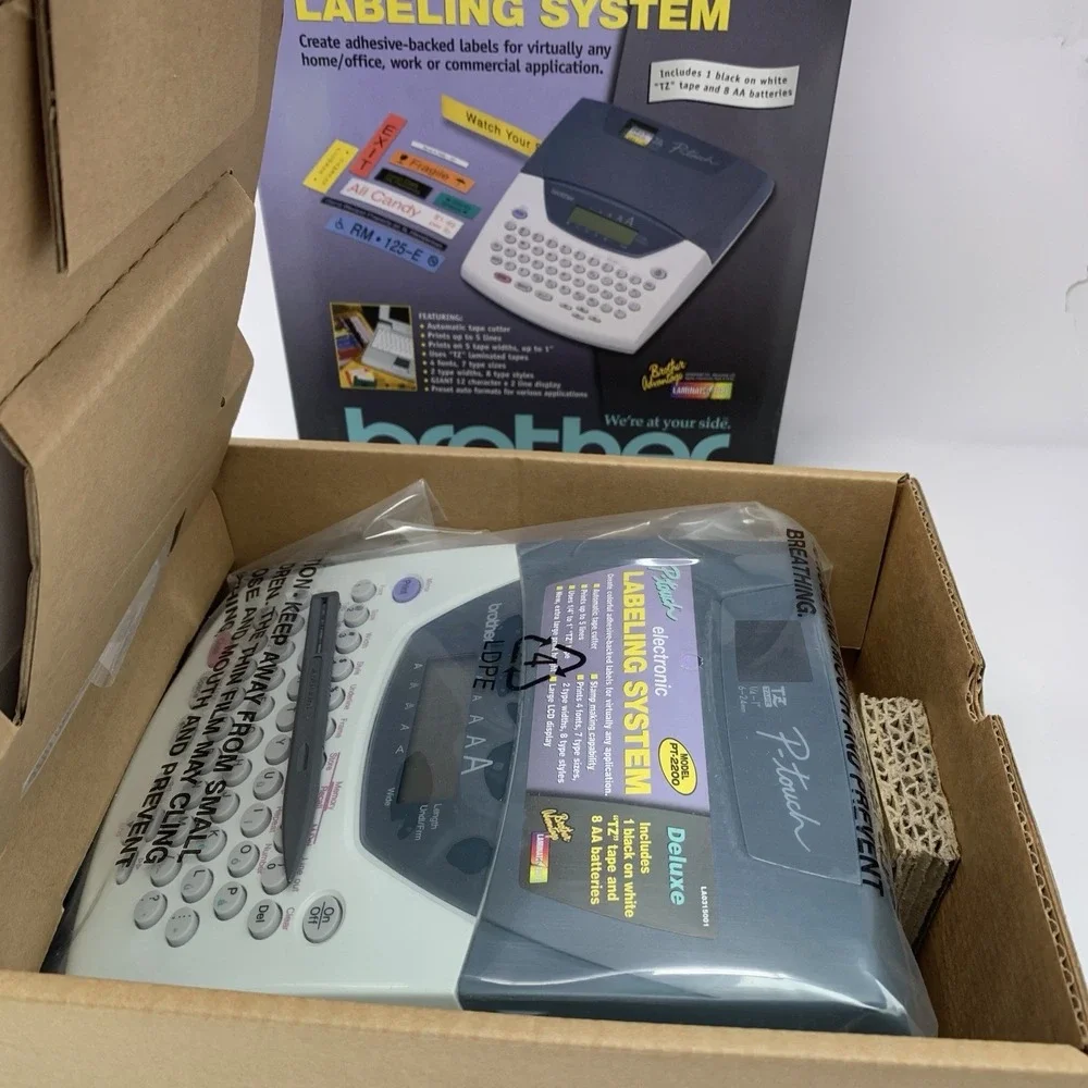 Brother P-Touch Model PT-2200 Electronic Labeling System New in Box